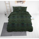 Sleeptime Dekbedovertrek ST ELG Authentic Triangle Green