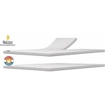 NoLizzz® Aloe Vera - Split Topmatras 3D HR Koudschuim /NASA traagschuim 10 CM -  Alleen showroom verkoop