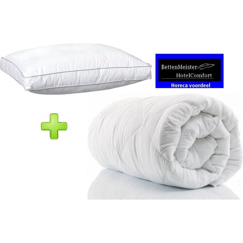 hotelgroothandel.nl combi pack 1x Hotel dekbed 3DTEX enkel 400g.