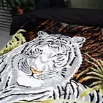 Sleeptime Woon-slaapdeken Snow tiger Zwart 200 x 240