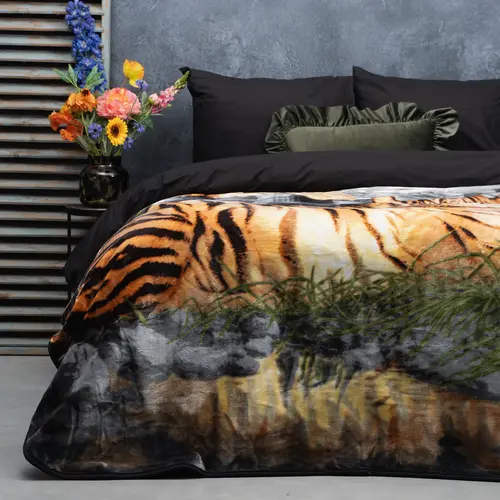 Sleeptime Woon-slaapdeken Tiger king Multi 200 x 240