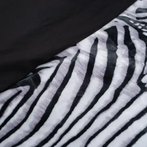 Sleeptime Woon-slaapdeken Zebra Grijs 200 x 240