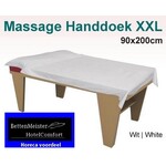 hotelgroothandel.nl Massage-/ Saunalaken / Afdekdeken - 90x200cm wit  450g.m |100% katoen badstof