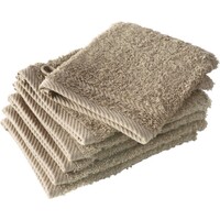 De Witte Lietaer Washandjes Helene Humus 15 x 21 cm - 6 stuks - Katoen