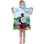 Thomas de Trein Poncho / Badcape, Tank Engine - 50 x 115 cm - Katoen