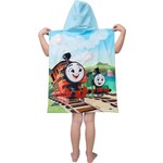 Thomas de Trein Poncho / Badcape, Tank Engine - 50 x 115 cm - Katoen