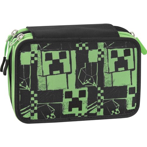 Minecraft Gevuld Etui 3 ritsen - 20 x 13 x 7 cm - Polyester