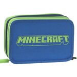 Minecraft Gevuld Etui Creeper 3 ritsen - 20 x 13 x 7 cm - Polyester