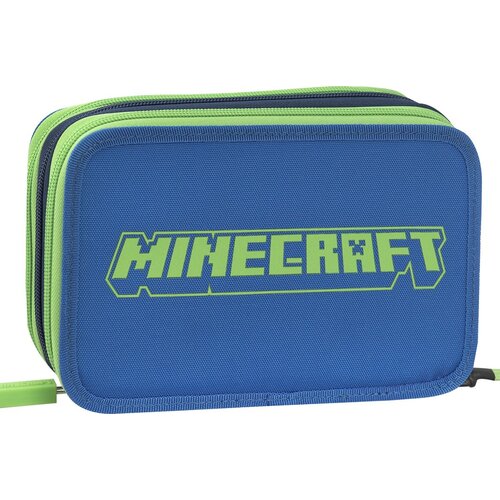 Minecraft Gevuld Etui Creeper 3 ritsen - 20 x 13 x 7 cm - Polyester