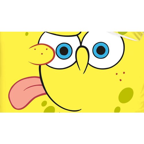 Spongebob Dekbedovertrek, Squarepants - 140 x 200 cm / 60 x 70 cm - Katoen