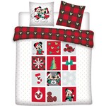 Disney Minnie & Mickey Mouse Dekbedovertrek Kids Kerst - Katoen Flanel