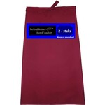 hotelgroothandel.nl 2 Pack Kokssloof - 100x100 Rood - Hotelkwaliteit