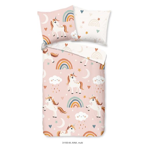 Pure Dekbedovertrek Aina - 140x220 microfiber kids nr.31100 multi