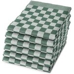 hotelgroothandel.nl 6 Pack Theedoek Blok Groen 65x65