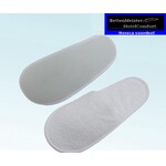 hotelgroothandel.nl Badslippers - 2 paren - One size 42-45 -Wit 100% katoenen badstof