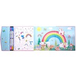 Floss & Rock Magnetische Speeldoos, Regenboog Elfje - 4 in 1 - 23,5 x 22,5 x 2cm