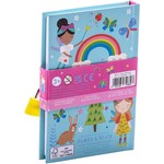 Floss & Rock Dagboek Regenboog Elfje - 15 x 10 x 1,5 cm - met geur, stickers & slotje