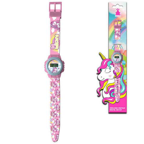 Unicorn Digitaal Horloge Rainbow - 22 cm