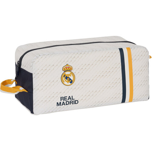 Real Madrid schoenen-/toilettas - 34 x 18 x 15 cm - Polyester