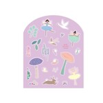 Floss & Rock Stickerboek met herbruikbare stickers, Zwanenmeer - 27,5 x 21,5 x 1 cm - Multi