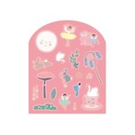 Floss & Rock Stickerboek met herbruikbare stickers, Zwanenmeer - 27,5 x 21,5 x 1 cm - Multi