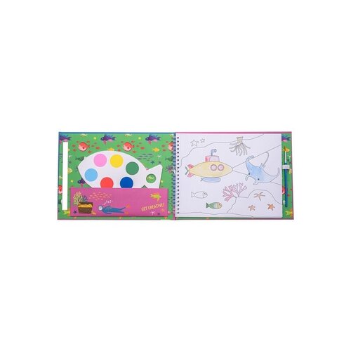 Floss & Rock Schilders blok, Oceaan - 27 x 20 x 1 cm - Multi