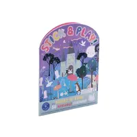 Floss & Rock Stickerboek met herbruikbare stickers, Zwanenmeer - 27,5 x 21,5 x 1 cm - Multi