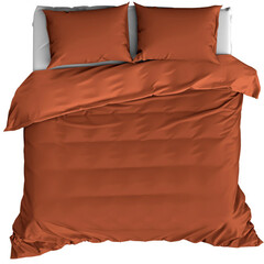 De Witte Lietaer Dekbedovertrek Katoen Satijn Olivia - Bruin