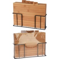 Koopman Bamboe Snijplank - 5 Delig - Lengte 20 cm