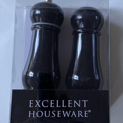 Koopman Excellent Peper- en Zoutset - Zwart/grijs