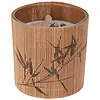 Koopman Geurkaars in een bamboe kopje, Sandelhout 10X1 CM