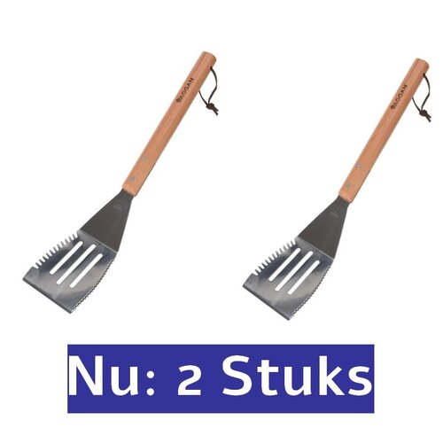 HuisenBed 2 stuks Vaggan Barbecue Spatel RVS 41cm