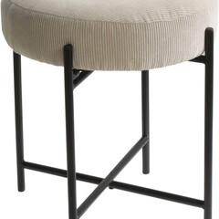 Koopman Kruk-Ø36x42-cm-gebroken-wit-en-zwart