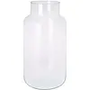 Koopman Grote glazen vaas - recycled glas 19X35