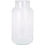 HuisenBed Grote glazen vaas - recycled glas 19X35