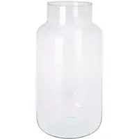 Koopman Grote glazen vaas - recycled glas 19X35