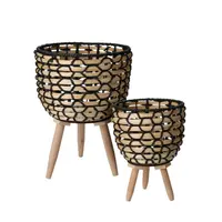 Koopman Set van 2 bloemenvazen