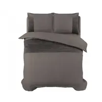 Sleeptime Dekbedovertrek Velvet Band Taupe