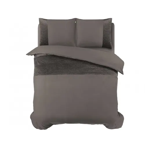 Sleeptime Dekbedovertrek Velvet Band Taupe