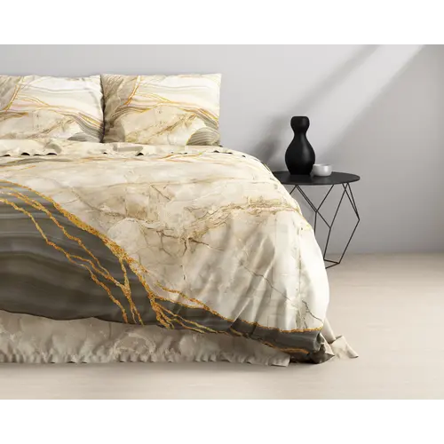 Sleeptime Dekbedovertrek Botticino Taupe - Katoen satijn