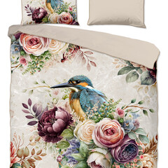 Descanso Dekbedovertrek Verde nr.32044 zand - katoen-satijn