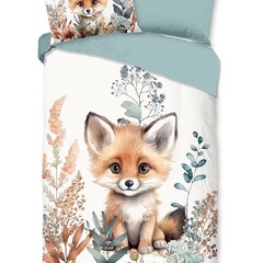 Good morning Dekbedovertrek Foxx nr.32066 multi - 100% katoen