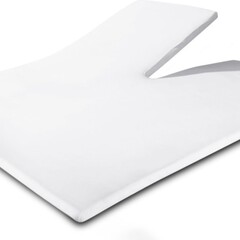 Dreamhouse Dubbel Jersey 220 gr. Splittopper Hoeslaken Wit