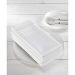 De Witte Lietaer De Witte Lietaer 4 Servetten Deauville Wit - 51 x 51 cm - 100% Katoen