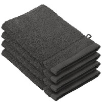 De Witte Lietaer De Witte Lietaer Washandjes, Stephanie Ebony - 15 x 21 cm - 4 stuks - Katoen