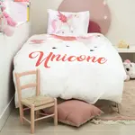 Dreamhouse Dekbedovertrek kids Unicone Roze 140 x 220