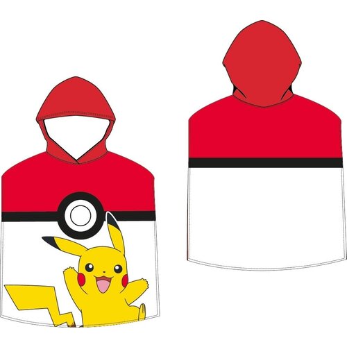 Pokemon Poncho / Badcape, Ball - 50 x 115 cm - Katoen