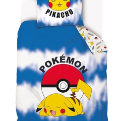 Pokemon Dekbedovertrek, Ball - Eenpersoons - 140 x 200 cm - Katoen