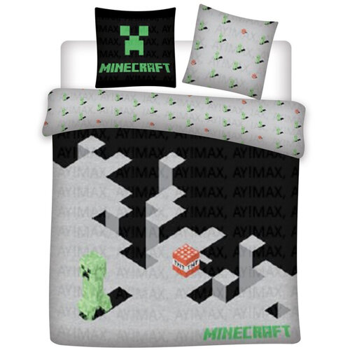 Minecraft Dekbedovertrek TNT - Lits Jumeaux - 240 x 220 cm - Polykatoen