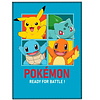 Pokemon Fleeceplaid, Ready for Battle - 140 x 100 cm - Polyester